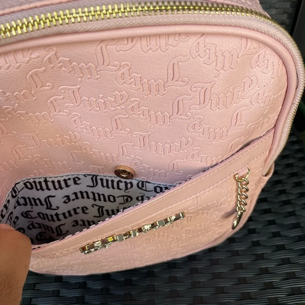 JUICY COUTURE,Juicy Couture Light Pink Backpack.